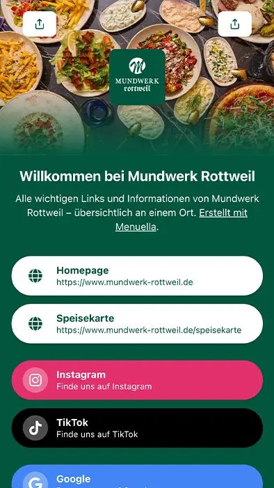 Link Pages service